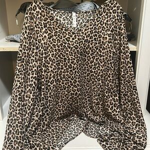 Leopard Print Blouse